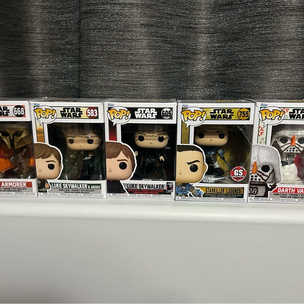 Funko Starwars POPS! Lot